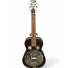 Used Regal RD-52 Black Lightning Natural Resonator Guitar