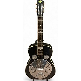 Used Regal SQUARE NECK Black Resonator Guitar