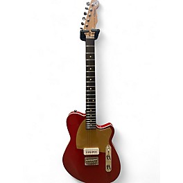 Used Reverend CHARGER JR METALLIC CHERRY Solid Body Electric Guitar