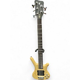 Used RockBass by Warwick CORVETTE $$ 5 STRING Natural Electric Bass Guitar