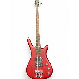 Used RockBass by Warwick CORVETTE RED SATIN Electric Bass Guitar