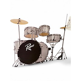 Used Rogue 5 Piece DRUM SET Metallic Blue Drum Kit