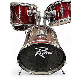 Used Rogue 5 Piece junior kicker Wine Red Drum Kit