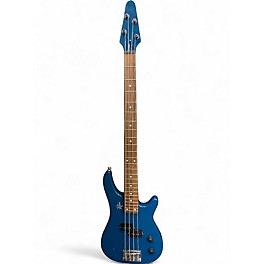 Used Rogue BASS BLUE Electric Bass Guitar
