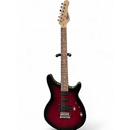 Used Rogue ROCKETEER WINE BURST Solid Body Electric Guitar