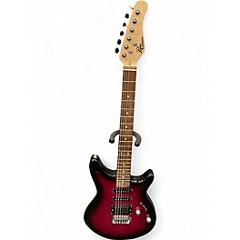 Used Rogue ROCKETEER WINE BURST Solid Body Electric Guitar