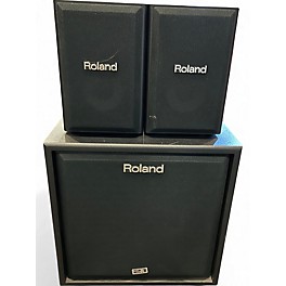 Used Roland CM220 200W 2.1 Cube Drum Amplifier