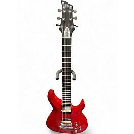 Used Roman quicksiler Candy Apple Red Solid Body Electric Guitar