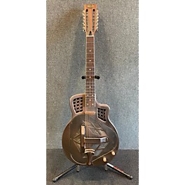 Used Used Royall Trifecta TC14 12-string Brushed Burnished Copper Resonator Guitar