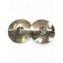 Used SABIAN 14in AA Medium Hi Hat Pair Brilliant Cymbal