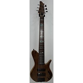 Used Used SJ Custom Guitars Walnut 6 String Natural Electric Bass Guitar