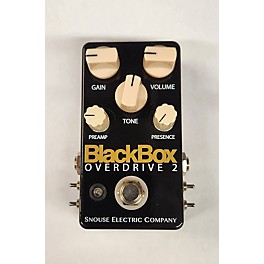 Used Used SNOUSE ELECTRIC COMPANY BLACKBOX OVERDRIVE 2 STAGE PRO MOD Effect Pedal
