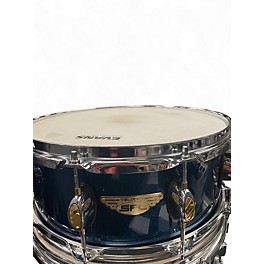 Used SPL 14in Velocity Snare Blue Sparkle Drum