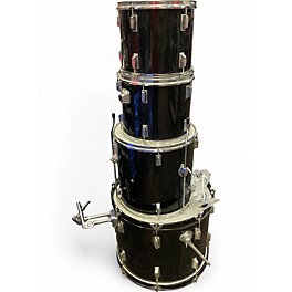 Used SPL 4 Piece 4 PIECE STARTER KIT BLACK Drum Kit