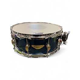 Used SPL 5X14 Velocity Snare sparkle Blue Drum