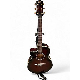 Used SX JG1 CVT Crimson Burst Acoustic Electric Guitar