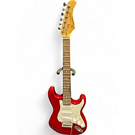 Used SX VTG STRAT Cherry Solid Body Electric Guitar