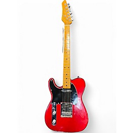 Used SX stl50 left handed Red Solid Body Electric Guitar