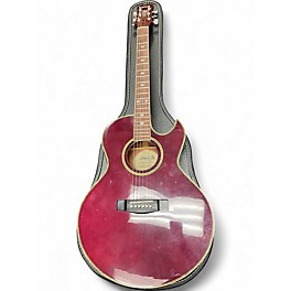 Used Samick AMCTCT TPU Burgundy Acoustic Electric Guitar