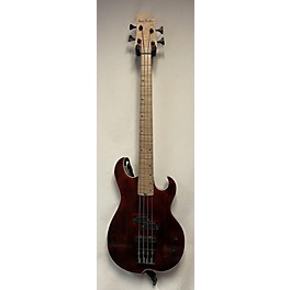 Used Used Scar Guitars Custom Built PJ W EMGs Red Electric Bass Guitar