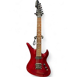 Used Schecter Guitar Research A7 Diamond Series red Solid Body Electric Guitar