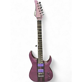Used Schecter Guitar Research BANSHEE GT FR-6 Trans Purple Solid Body Electric Guitar