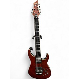Used Schecter Guitar Research Banshee Elite-7 FR S cats eye pearl Solid Body Electric Guitar