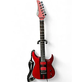 Used Schecter Guitar Research Banshee Satin Trans Red Solid Body Electric Guitar