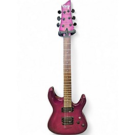 Used Schecter Guitar Research C-1 ELITE DIAMOND SERIES Pink Solid Body Electric Guitar
