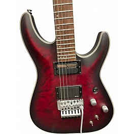 Used Schecter Guitar Research C-1 FR S PLATINUM SUSTAINIAC Black Cherry Solid Body Electric Guitar