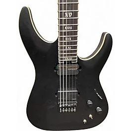 Used Schecter Guitar Research C-1 FR SLS Evil Twin Satin Black Solid Body Electric Guitar