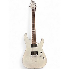 Used Schecter Guitar Research C-1 PLATINUM WHITE SATIN Solid Body Electric Guitar