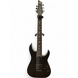 Used Schecter Guitar Research C-7 SLS Elite Evil Twin 7-String Black Hollow Body Electric Guitar