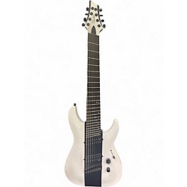 Used Schecter Guitar Research C-8 Multiscale Rob Scallon White Solid Body Electric Guitar