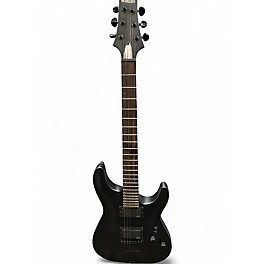 Used Schecter Guitar Research C1 Classic Satin Black Solid Body Electric Guitar
