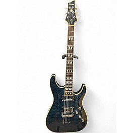 Used Schecter Guitar Research C1 Custom Midnight Blue Solid Body Electric Guitar