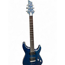 Used Schecter Guitar Research C1 Platinum Blue Solid Body Electric Guitar