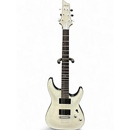 Used Schecter Guitar Research C1 Platinum WHITE SATIN Solid Body Electric Guitar