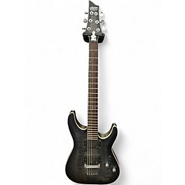 Used Schecter Guitar Research C1 Platinum translucent black Solid Body Electric Guitar