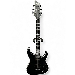 Used Schecter Guitar Research C1 SLS ELITE EVIL TWIN Black Solid Body Electric Guitar
