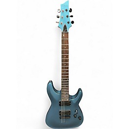 Used Schecter Guitar Research C1 Special METALLIC LIGHT BLUE Solid Body Electric Guitar