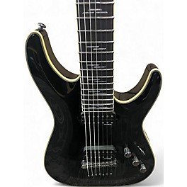 Used Schecter Guitar Research C7 Blackjack Black Solid Body Electric Guitar