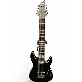 Used Schecter Guitar Research Demon 8 Satin Aged Black Solid Body Electric Guitar