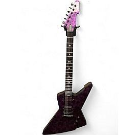 Used Schecter Guitar Research E-1 Apocalypse Purple Reign Solid Body Electric Guitar