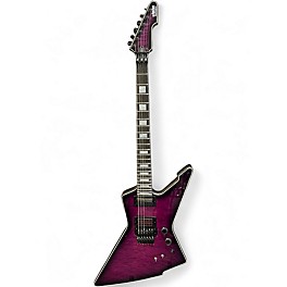 Used Schecter Guitar Research E-1 FRS SPECIAL EDITION TRANS PURPLE BURST Solid Body Electric Guitar