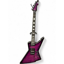 Used Schecter Guitar Research E1 FRS SPECIAL EDITION Trans Purple Solid Body Electric Guitar