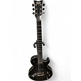 Used Schecter Guitar Research HELLRAISER HYBRID Black Solid Body Electric Guitar