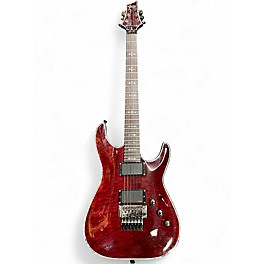 Used Schecter Guitar Research Hellraiser C1 FR Black Cherry Solid Body Electric Guitar