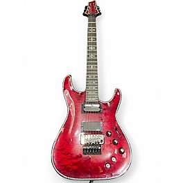 Used Schecter Guitar Research Hellraiser C1 Floyd Rose Sustaniac Black Cherry Solid Body Electric Guitar