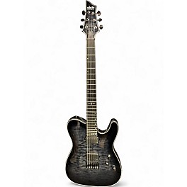 Used Schecter Guitar Research Hellraiser Hybrid PT Trans Black Burst Solid Body Electric Guitar